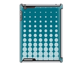 Uncommon LLC Deflector Hard Case for iPad 2/3/4, White Dots Teal (C0060-MT)
