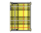 Uncommon LLC Yellow Orange Plaid Deflector Hard Case for iPad 2/3/4 (C0070-UQ)