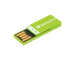 Verbatim 8GB Clip-It USB Flash Drive - Eucalyptus Green,Minimum Qty. 10 - 43936