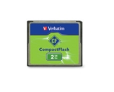 Verbatim 2GB CompactFlash Memory Card,Minimum Qty. 4 - 47012