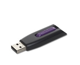 Verbatim 16GB Store -n- Go V3 USB 3.0 Flash Drive - Purple,Minimum Qty. 10 -49180