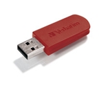 Verbatim 8GB Mini USB Flash Drive - Red,Minimum Qty. 10 - 49831
