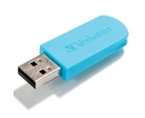 Verbatim 16GB Mini USB Flash Drive - Blue,Minimum Qty. 10 - 49832