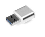 Verbatim 64GB Mini Metal USB 3.0 Flash Drive - Brushed Silver, Minimum Qty. 10 -49841