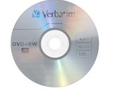 Verbatim DVD+RW 4.7GB 4X with Branded Surface - 30pk Spindle,Minimum Qty. 6 - 94834