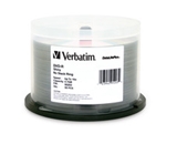 Verbatim DVD-R 4.7GB 16X DataLifePlus Shiny Silver Silk Screen Printable - 50pk Spindle,Minimum Qty. 4 - 95203