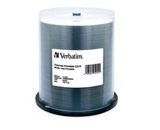 Verbatim CD-R 700MB 52X Silver Inkjet Printable - 100pk Spindle,Minimum Qty. 4 - 95256