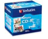 Verbatim Photo CD-R 80MIN 700MB 52X 10pk Jewel Case,Minimum Qty. 6 - 95517