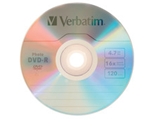 Verbatim Photo DVD-R 4.7GB 16X 10pk Jewel Case,Minimum Qty. 6 - 95536