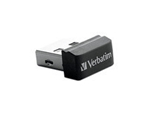 Verbatim 16GB Store -n- Stay Nano USB Flash Drive - Black,Minimum Qty. 4 -97464