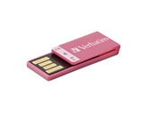 Verbatim 4GB Clip-It USB Flash Drive - Pink,Minimum Qty. 4 - 97549