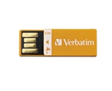 Verbatim 4GB Clip-It USB Flash Drive - Orange,Minimum Qty. 4 - 97551