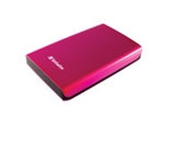 Verbatim 500GB Store -n- Go Portable Hard Drive, USB 3.0 - Pink,Minimum Qty. 2 - 97656