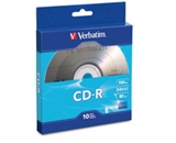 Verbatim CD-R 700MB 52X with Branded Surface - 10pk Bulk Box,Minimum Qty. 6 - 97955