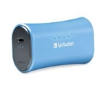 Verbatim Portable Power Pack, 2200mAh - Aqua Blue,Minimum Qty. 6 - 98359