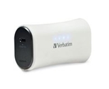 Verbatim Portable Power Pack, 2200mAh - White,Minimum Qty. 6 - 98360