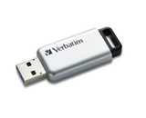 Verbatim 16GB Store-n- Go Secure Pro USB 3.0 Flash Drive with AES 256 Hardware Encryption - Silver,Minimum Qty. 4 - 98664