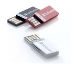 Verbatim 8GB Clip-It USB Flash Drive - 3pk - Black, White, Red,Minimum Qty. 12 - 98674