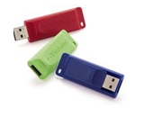 Verbatim 8GB Store -n- Go USB Flash Drive - 3pk - Red, Green, Blue,Minimum Qty. 12 - 98703