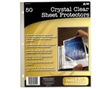 A&W Products Crystal Clear Sheet Protectors, Standard Weight, 50-Count (42512)