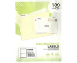 Ace Mailing & Office Labels 2-Up 37800S Avery 5126 Sized Laser/Inkjet Matte White 100 Sheets
