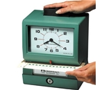 Acroprint BP125-R6AR3 Heavy Duty Manual Battery Operated Time Recorder for Day of the Week, Hour (1-12) and Minutes Time Clock