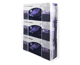 Kantek AH130 Glove Dispenser, Triple Box Capacity, Clear Acrylic