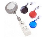 Akiles Gray Retractable Badge Holders (Qty 10)
