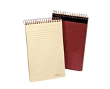 Ampad Gold Fibre Retro Writing Pad, Red Cover, Ivory Paper, 5 x 8, Medium Rule, 80-Sheets, 1-Each