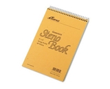 Ampad Spiral Steno Book, Gregg Rule, 6 x 9, Green Tint, 60 Sheets Per Notebook/Pack, (single)