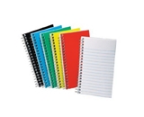Ampad Wirebound Pocket Notebook, Narrow Rule, 3 x 5 inch, White Paper, 50 Sheets Per Pad