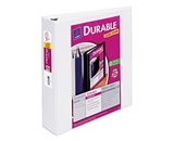 Avery Durable View Binder with 2-Inch Slant Ring, Holds 8.5 x 11-Inch Paper, White, 1 Binder (17032)