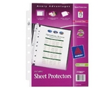 Avery Heavyweight Sheet Protectors, 5.5 x 8.5 Inches, Pack of 15 (77007)