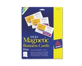 Avery Ink Jet Magnetic Business Cards, 10 Precut Cards/Sheet, 30 Cards/Pack (8374)