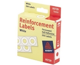 Avery(R) Self-Adhesive Reinforcements, White, Pack Of 200