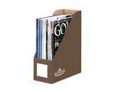 Bankers Box Decorative Magazine Files, Letter, Mocha Brown, 6 Pack (6130101)
