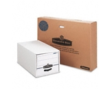 Bankers Box Stor/Drawer File Drawer, Letter, 12-1/2 x 23-1/4 x 10-3/8, White/BE 6 per Carton