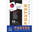 BAZIC 11- X 14- White Poster Board (10/Pack) (310190)