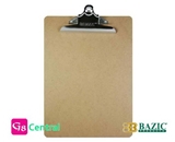 BAZIC Hardboard Clipboard with Sturdy Spring Clip, Standard Size (PACK 24)