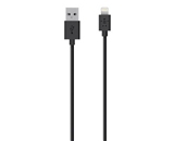 Belkin Lightning to USB ChargeSync Cable for iPhone, iPad, iPad mini, and iPod, 4 Feet (Black)