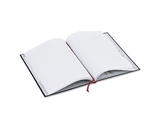 Black N- Red/John Dickinson Casebound Book, Ruled, 24 Lb, 96 Sheets, 11-3/4-X8-1/4-, Bk/Rd