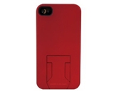 Body Glove iPhone 4 and iPhone 4S Soft Touch Cell Phone Case with Hideaway Stand - Red (9235201)