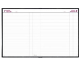 Brownline 2011 Daily Appointment Book, Hard Cover, Black, 13.375 x 7.875 Inches (C551.BLK)