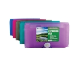 C-Line Biodegradable 13-Pocket Expanding File, Coupon Size, 1 File Folder, Color May Vary (48410)