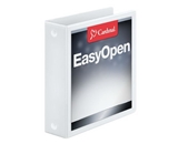 Cardinal by TOPS Products EasyOpen ClearVue Locking Round Ring Binder, 2 Inch, White (CRD11120)