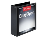 Cardinal by TOPS Products EasyOpen ClearVue Locking Slant-D Ring Presentation Binder, 3 Inch, Black