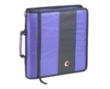 Case-it D-250 Zipper Binder, Purple Size - 13 X 12 X 2.8 inches