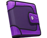 Case-it Velcro Closure 2-Inch Ring Binder with Tab File, Purple, S-816-PUR