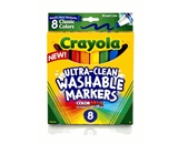 Crayola Broad Line Ultraclean Washable Classic Markers (8 Count)