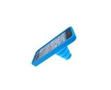 Camera Model Soft Silicone Skin With Stand Case Cover for iPhone 5 -Blue